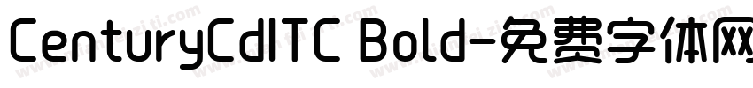 CenturyCdITC Bold字体转换